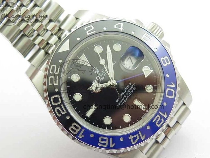 Ceramic 904L Best Edition V2 II SA3285 Steel BLNR 1:1 CHS VRF GMT-Master Blue Black 126710 0207